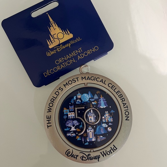NWT Disney 50th anniversary Mickey Spinner Ornament - Picture 2 of 2